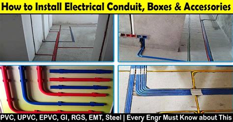 pvc conduit installation procedure